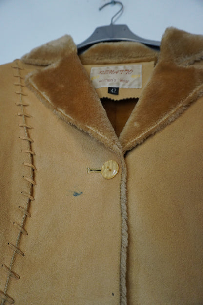 Veste Mouton Marron Clair – by YANNIS KINGSTON