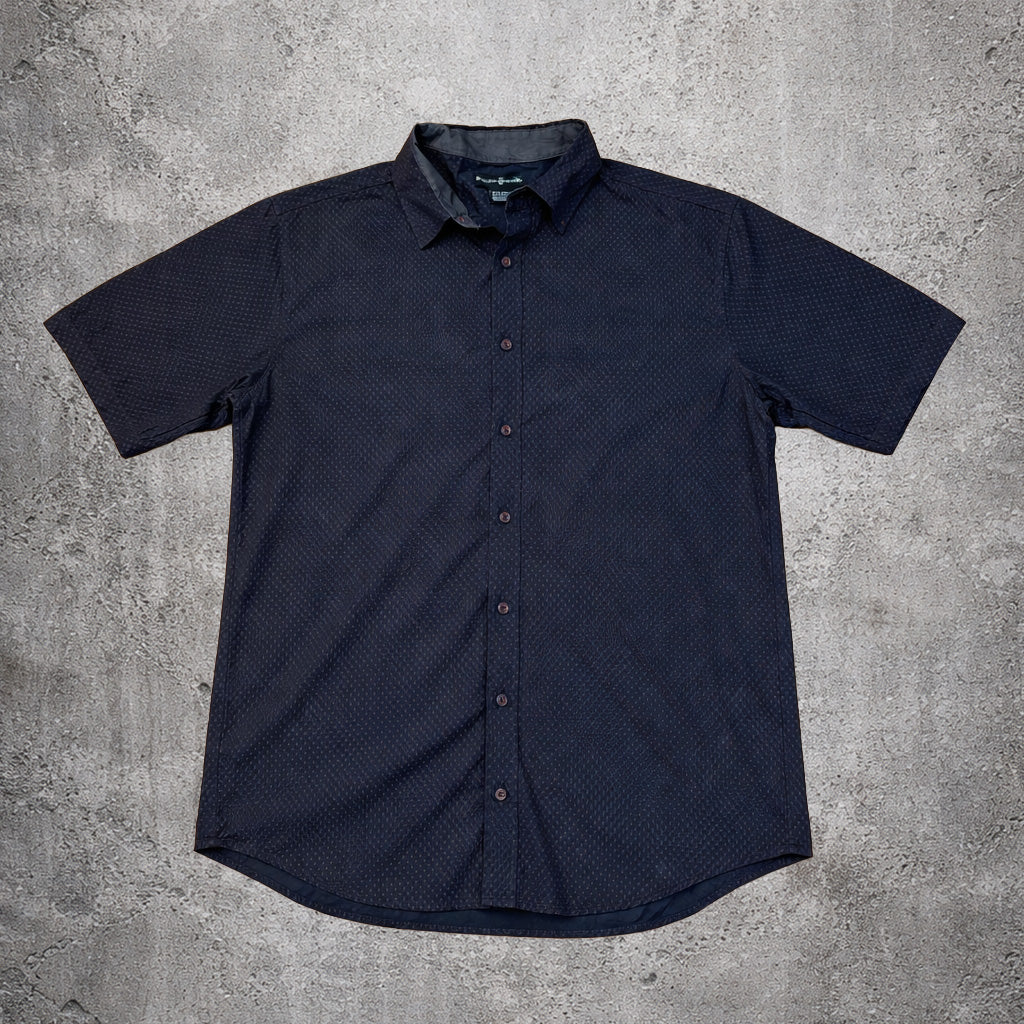 Chemise manches courtes bleu foncé - Beverly Hills Polo Club - Taille XXL
