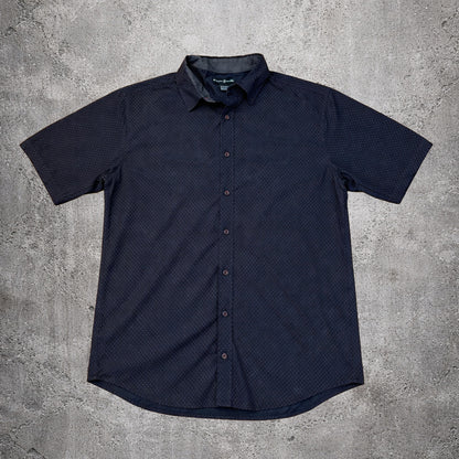Chemise manches courtes bleu foncé - Beverly Hills Polo Club - Taille XXL