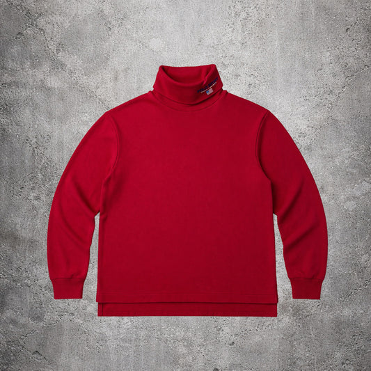 Pull col roulé rouge - Polo Sport Ralph Lauren - Taille L