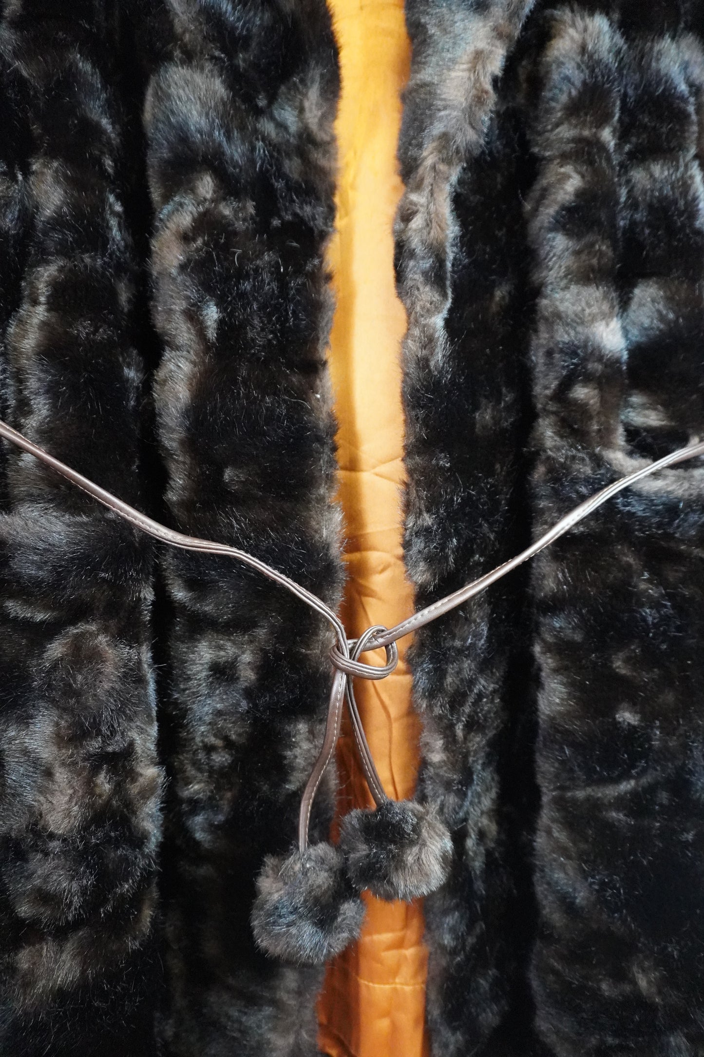 Midnight Luxe Fur Coat – by BEATRICE
