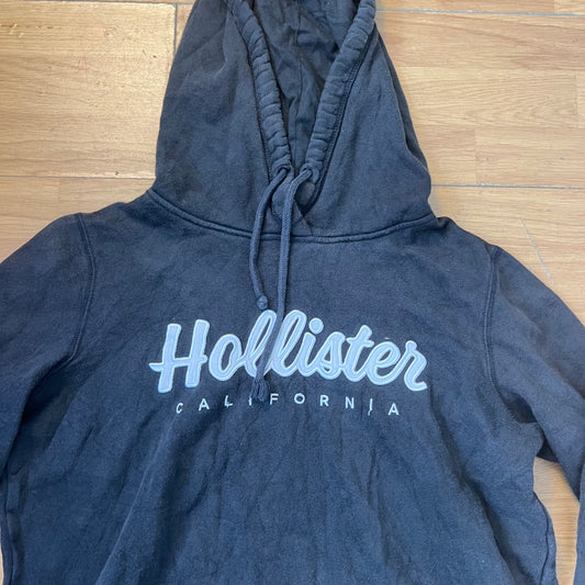 Sweat à capuche noir - Hollister - Taille M