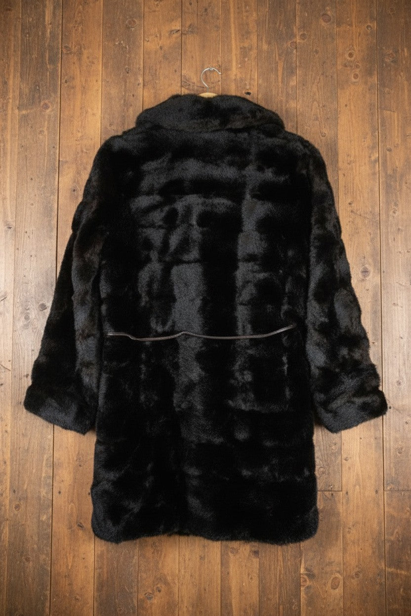 Midnight Luxe Fur Coat – by BEATRICE