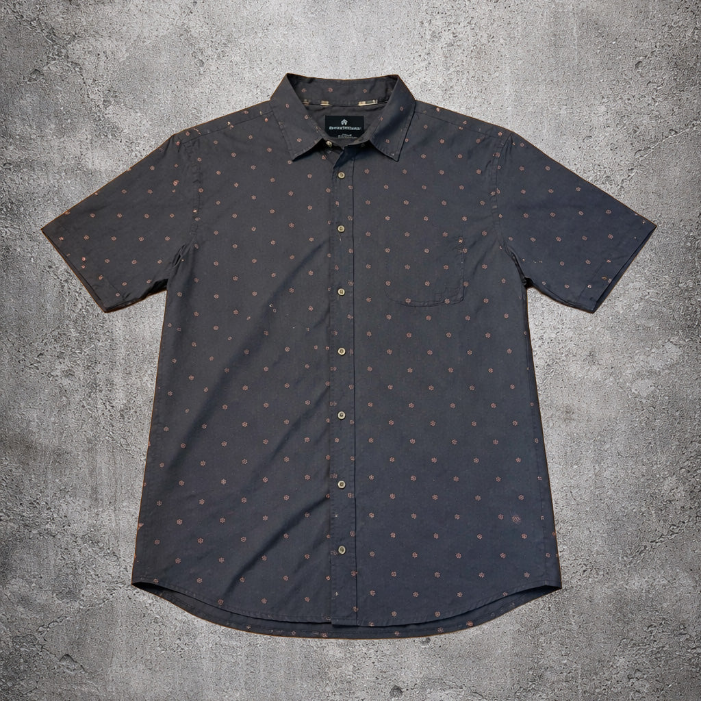 Chemise manches courtes vert foncé - Shouthouse - Taille M
