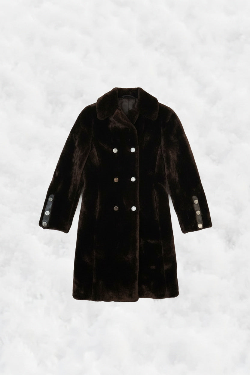 Chocolate Power Fur Coat – by MANDY CHERIE