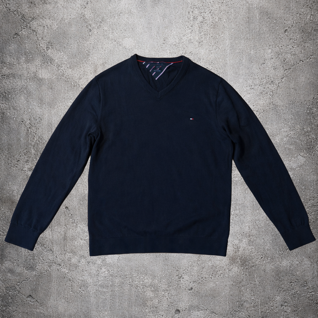 Pull col V - Tommy Hilfiger - Taille XL