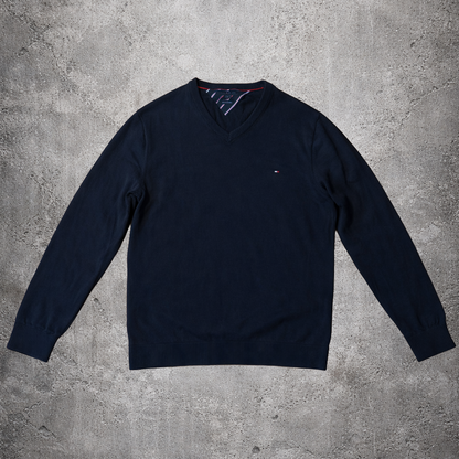 Pull col V - Tommy Hilfiger - Taille XL