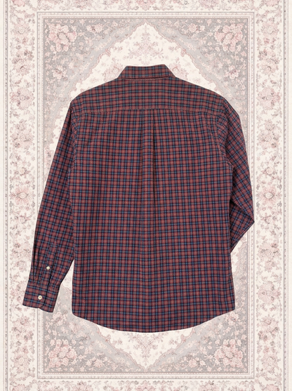 Chemise à carreaux rouge et bleu – By Iasmine
