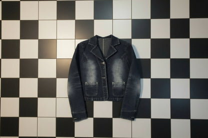 Veste en denim style blazer – BY SARAH LANG
