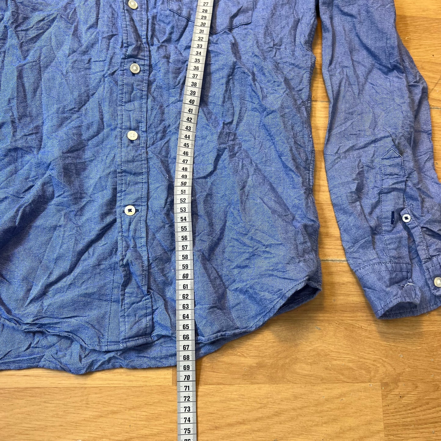 Chemise slim fit bleu - American Eagle - Taille S