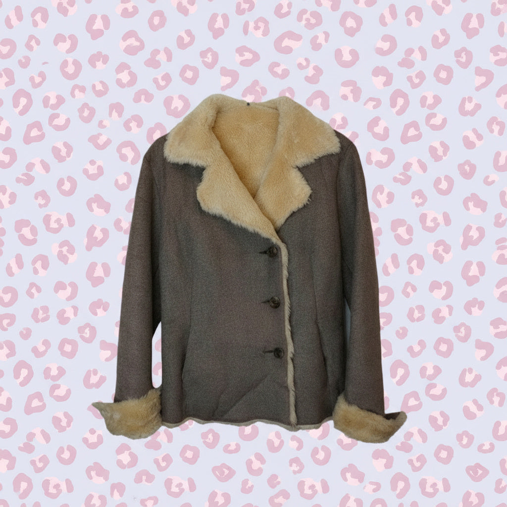 Veste Faux Mouton - by SARLOTTE - Taille : S