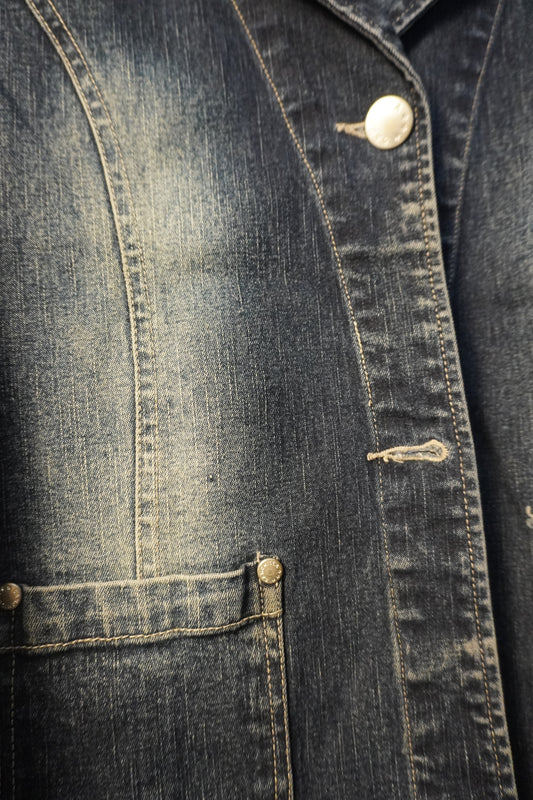 Veste en denim style blazer – BY SARAH LANG