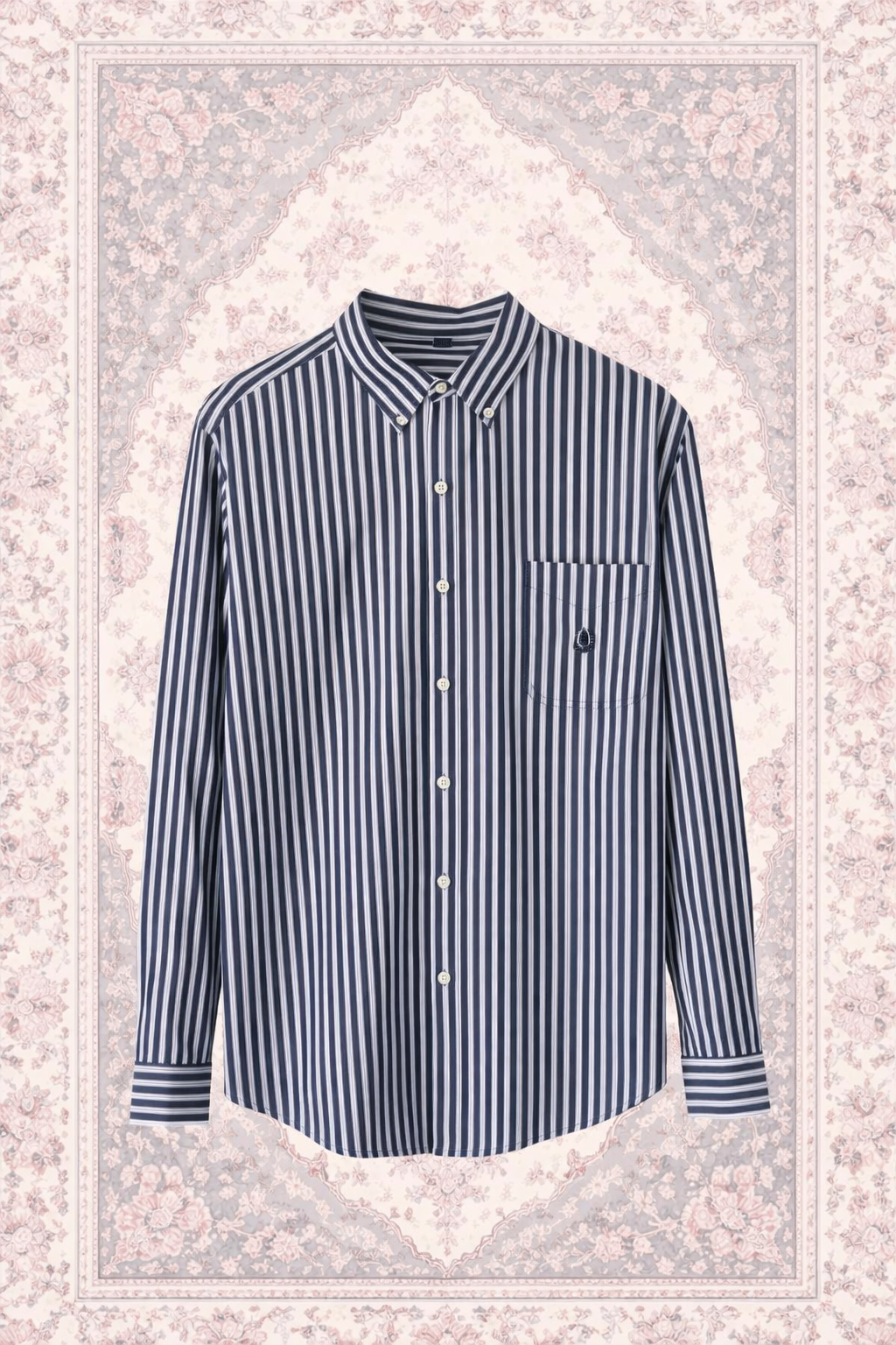 Chemise à rayures bleu et blanc – By Iasmine