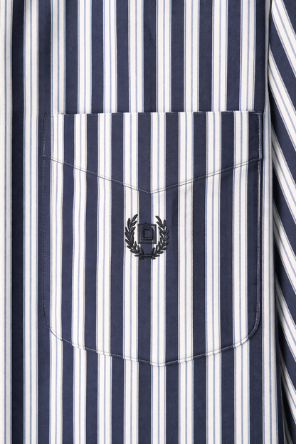 Chemise à rayures bleu et blanc – By Iasmine