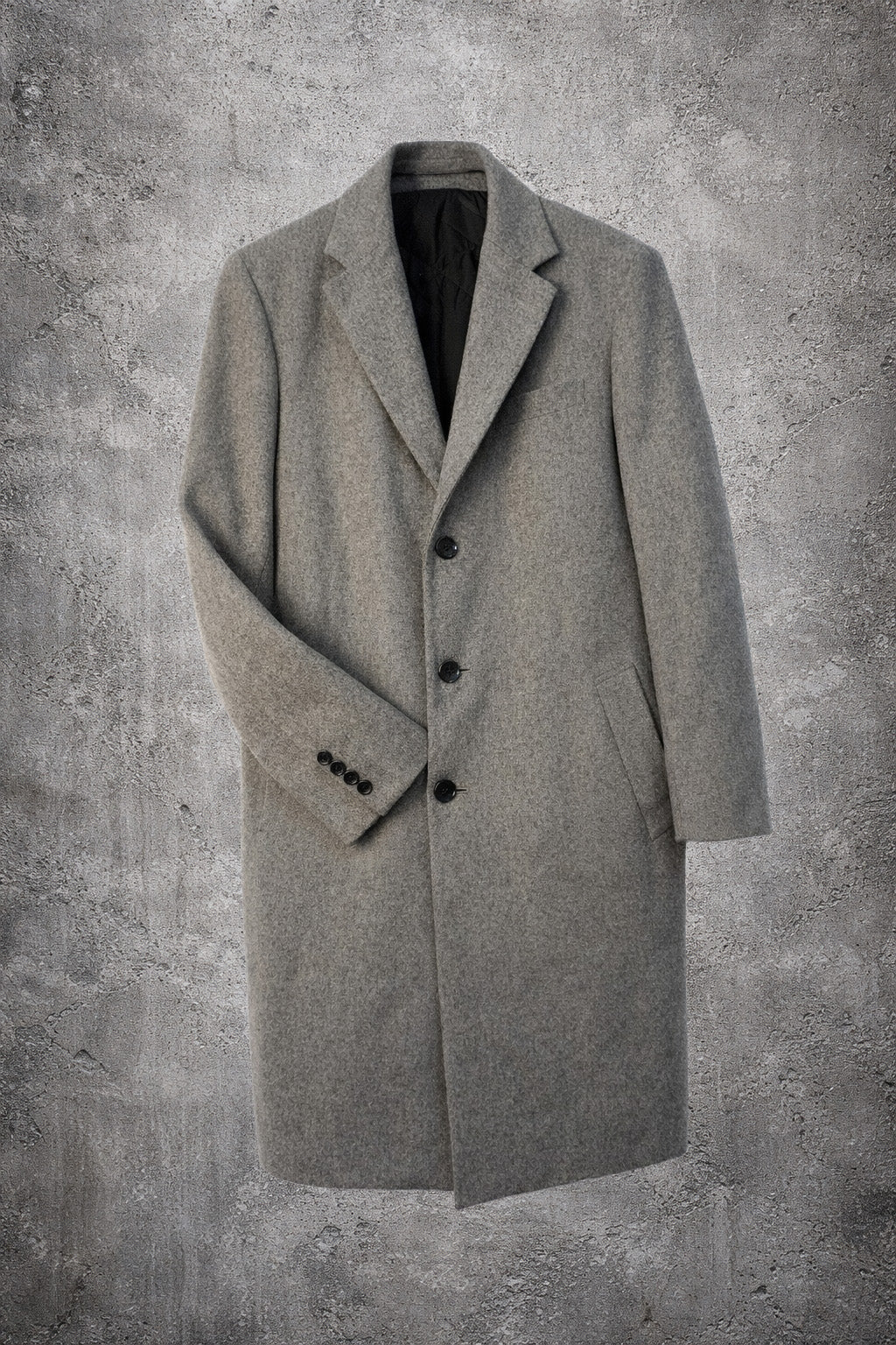 Veste imitation laine gris clair – Taille – M (oversized)