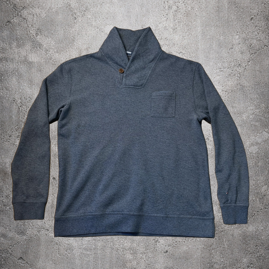 Pull gris - Tommy Hilfiger - Taille XXL