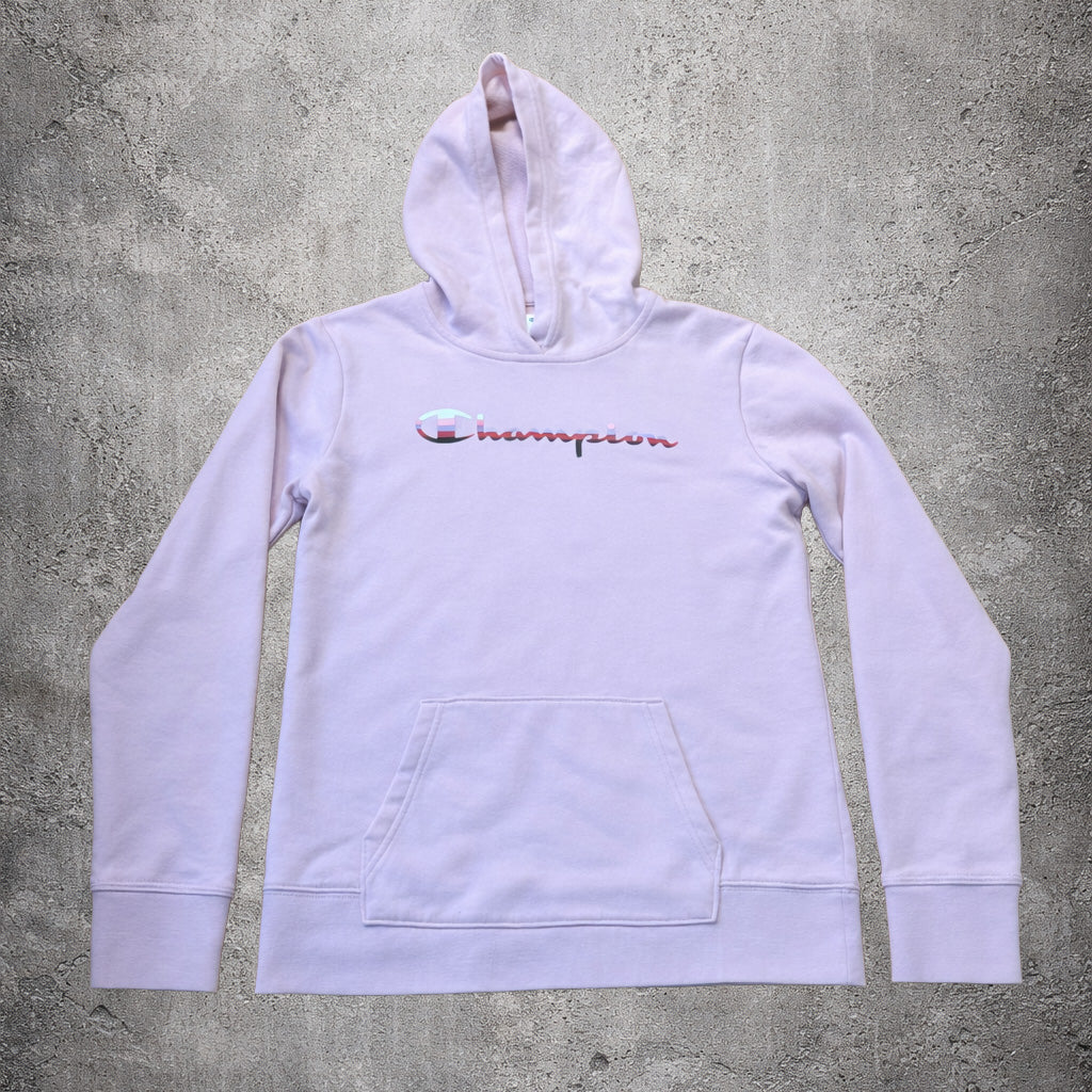 Sweat à capuche rose - Champion (enfant) - Taille XL