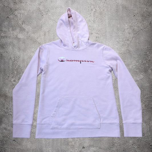 Sweat à capuche rose - Champion (enfant) - Taille XL