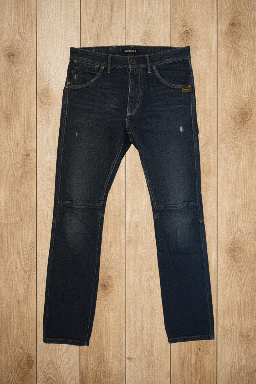 Jean bleu foncé – by Béatrice