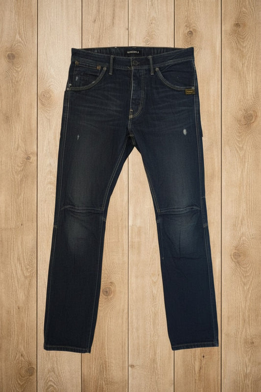 Jean bleu foncé – by Béatrice