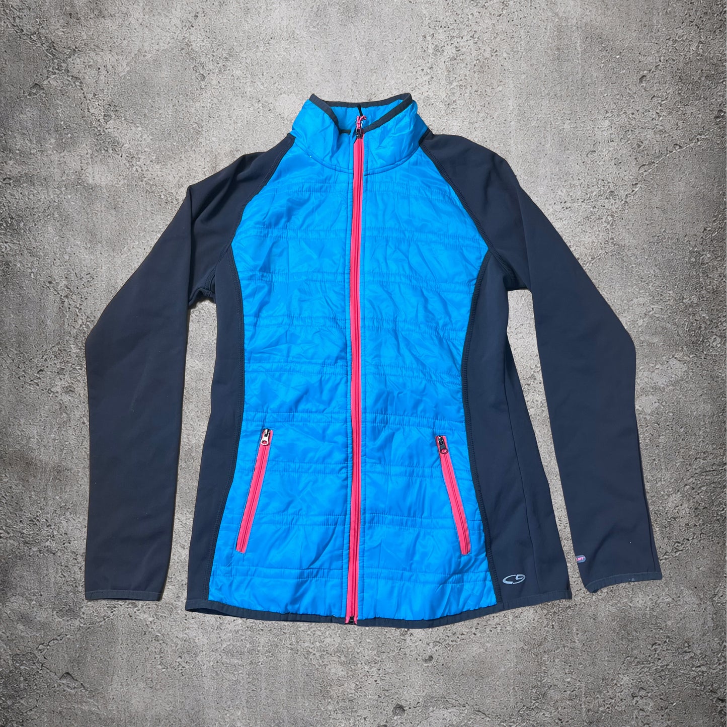Veste de sport bleu et gris - Champion - Taille L