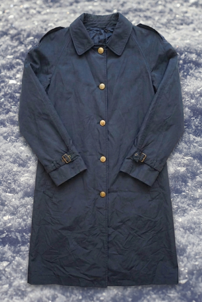 Midnight Trench Chic - Bleu marine - Taille M