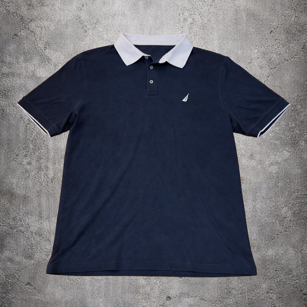 Polo bleu foncé - Nautica - Taille L