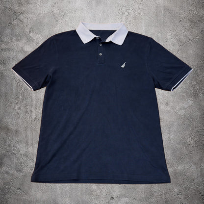 Polo bleu foncé - Nautica - Taille L