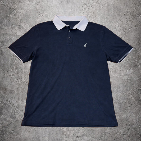 Polo bleu foncé - Nautica - Taille L