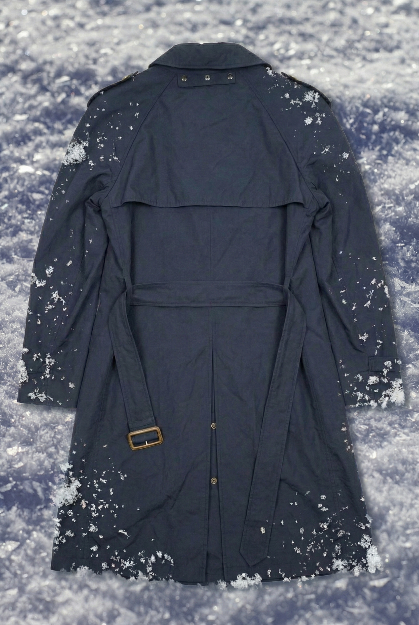 Midnight Trench Chic - Bleu marine - Taille M