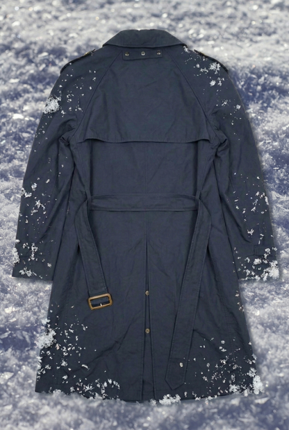Midnight Trench Chic - Bleu marine - Taille M