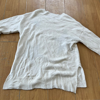 Pull blanc Thread & Supply avec étoiles – Taille S