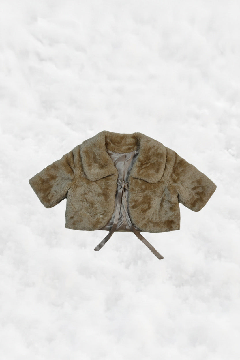 Ivory Lace Whisper Jacket- by MANDY CHERIE