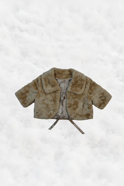 Ivory Lace Whisper Jacket- by MANDY CHERIE