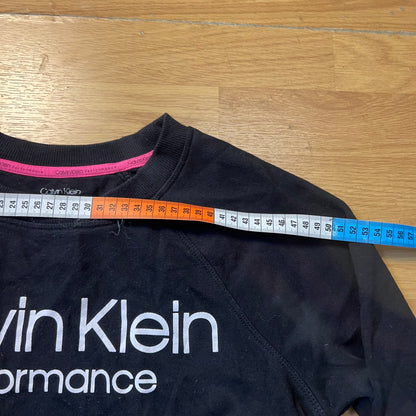 Sweat noir sans capuche - Calvin Klein Performance - Taille S