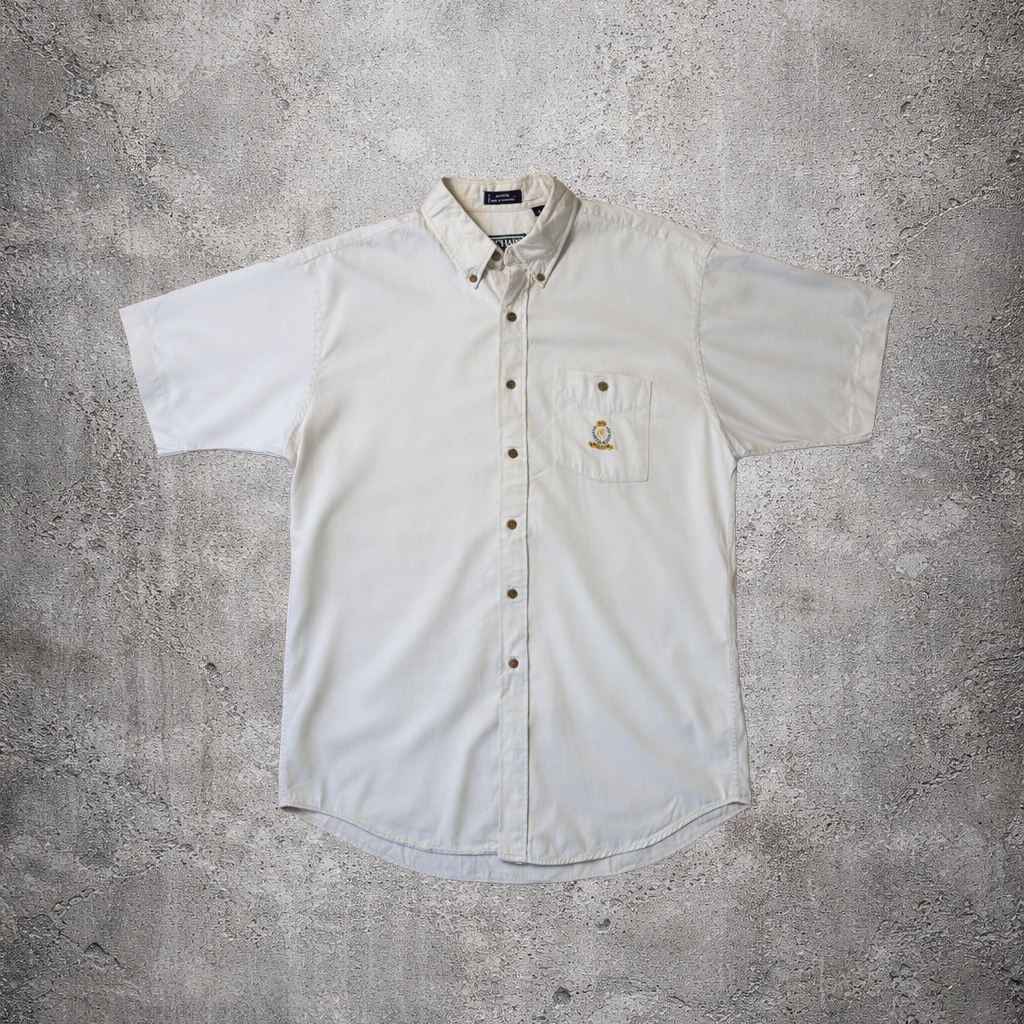 Chemise à manches courtes beige - Chaps - Taille L
