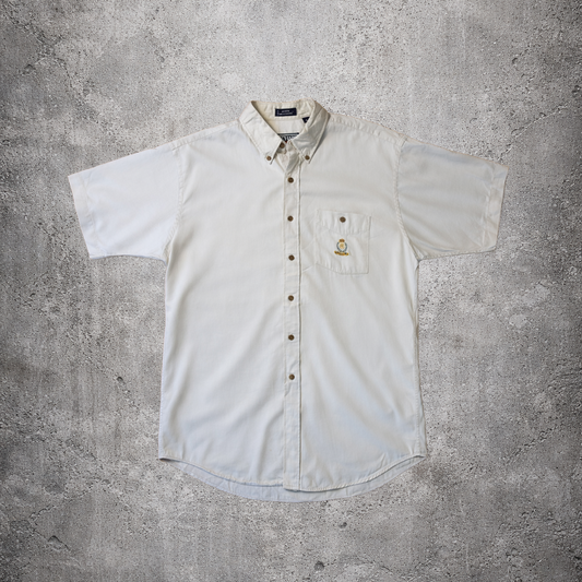 Chemise à manches courtes beige - Chaps - Taille L