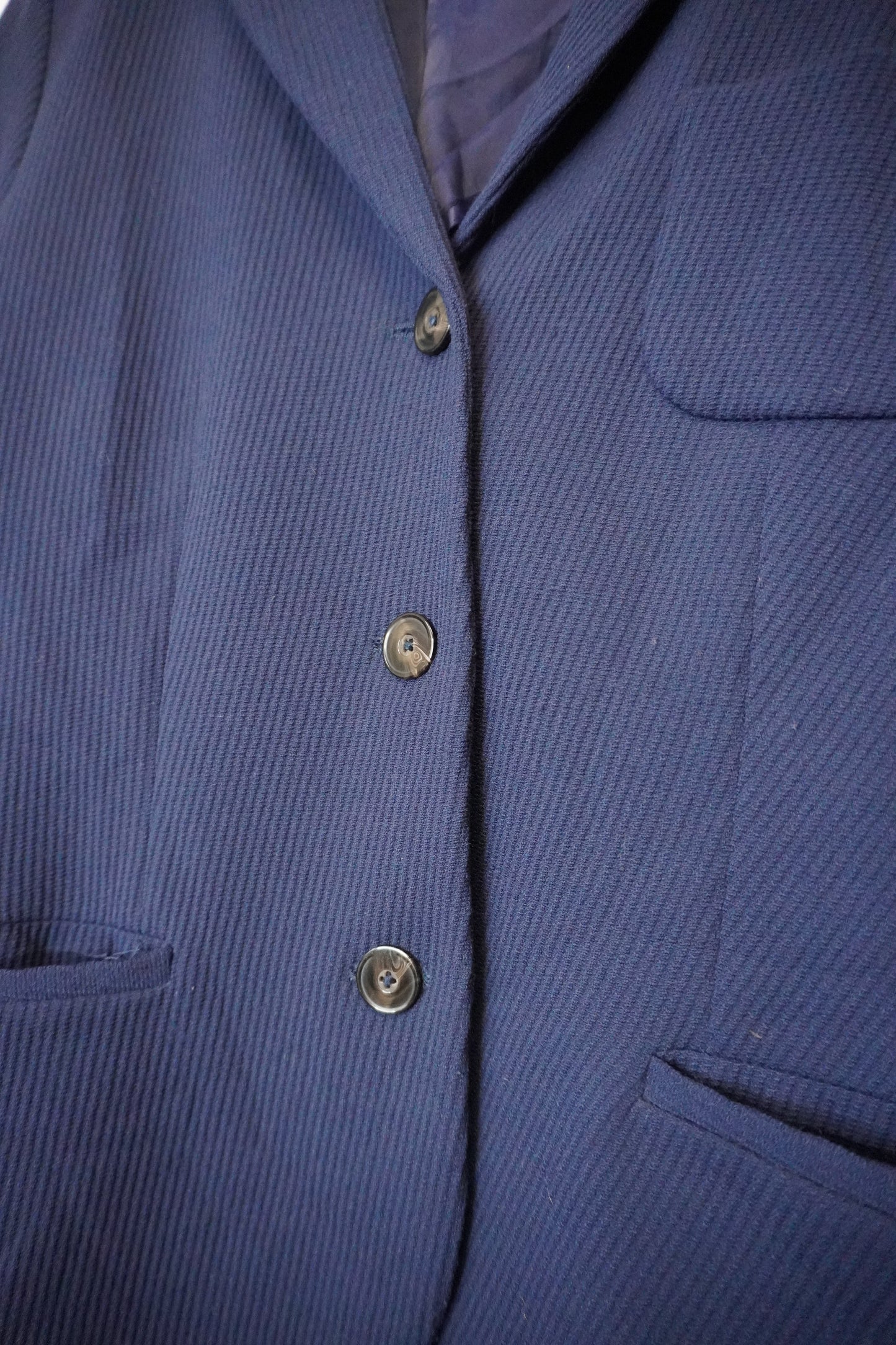 Blazer de Costume Bleu Marine Texturé - By YANNIS KINGSTON