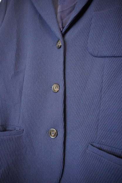 Blazer de Costume Bleu Marine Texturé - By YANNIS KINGSTON