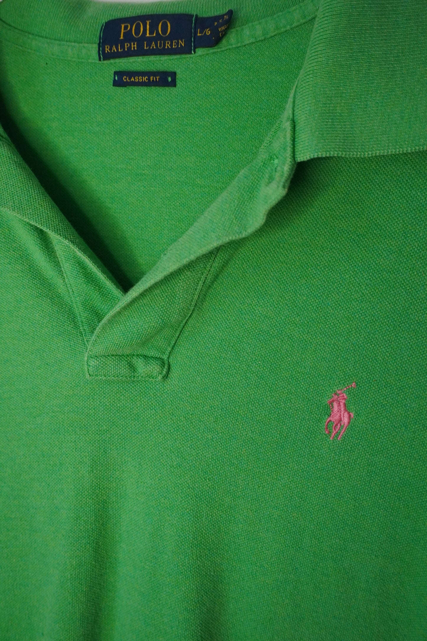 Polo vert feuille Ralph Lauren – Taille – L