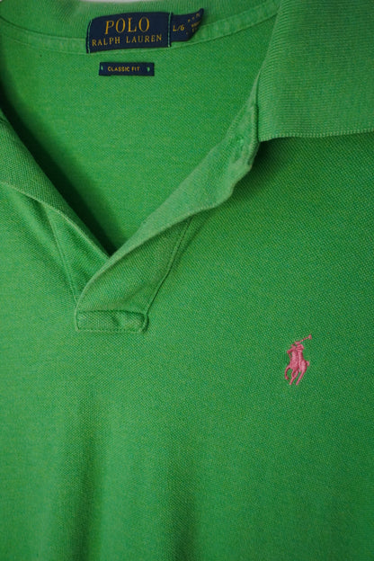 Polo vert feuille Ralph Lauren – Taille – L