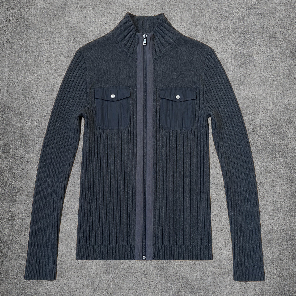 Pull zippé style grunge - International Concepts - Taille M