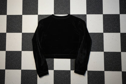 Veste courte noire brodée – BY SARAH LANG