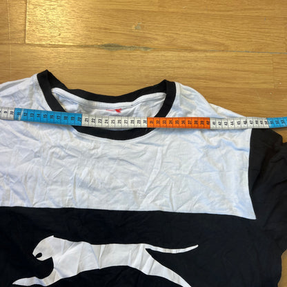 T-shirt blanc et noir - Puma - Taille L