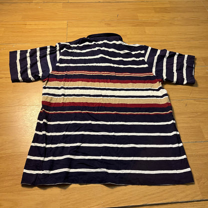 Polo rayé bleu - Par Four - Taille M