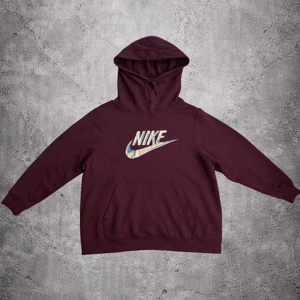Hoodie Oversize bordeaux - Nike - Taille L