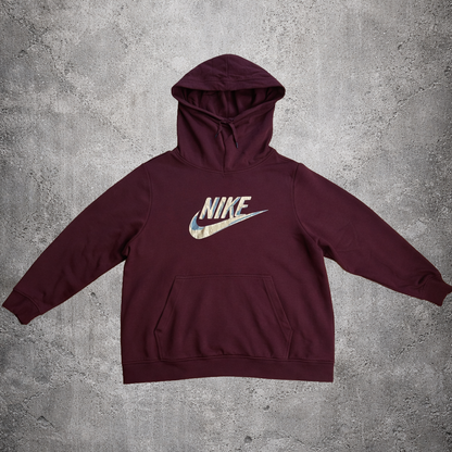 Hoodie Oversize bordeaux - Nike - Taille L
