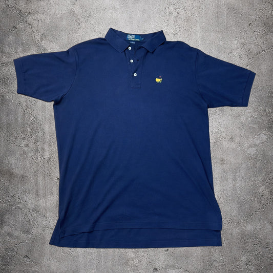 Polo bleu foncé - Ralph Lauren - Taille XL