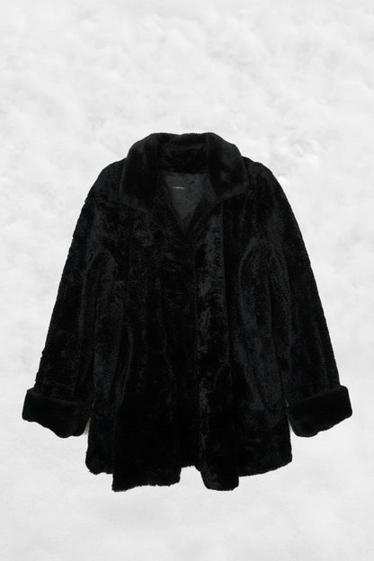 Midnight Noir Fur Jacket – by MANDY CHERIE