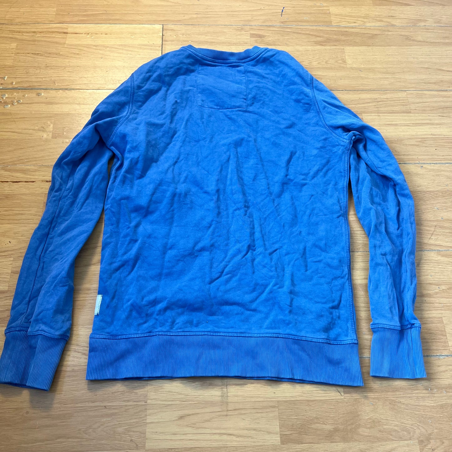 Sweat bleu sans capuche - Superdry - Taille L